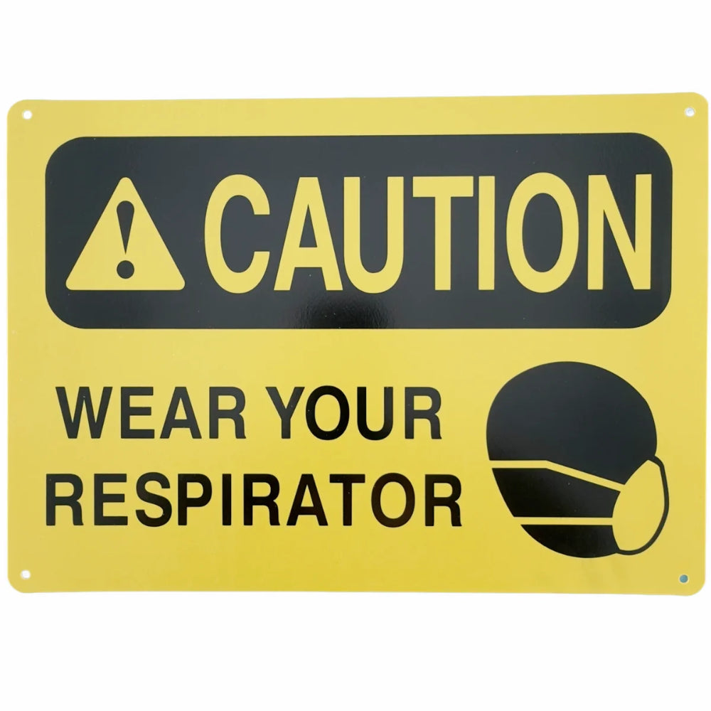 Caution Wear Your Respirator Sign | Respiratory Protection Safety Sign
