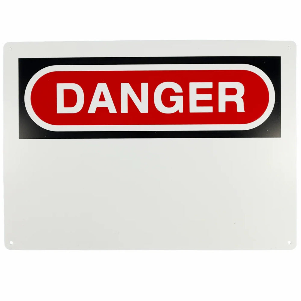 Danger Blank Sign | 10" x 14" Custom Safety Sign
