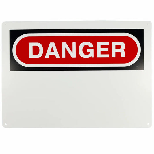 Danger Blank Sign | 10" x 14" Custom Safety Sign