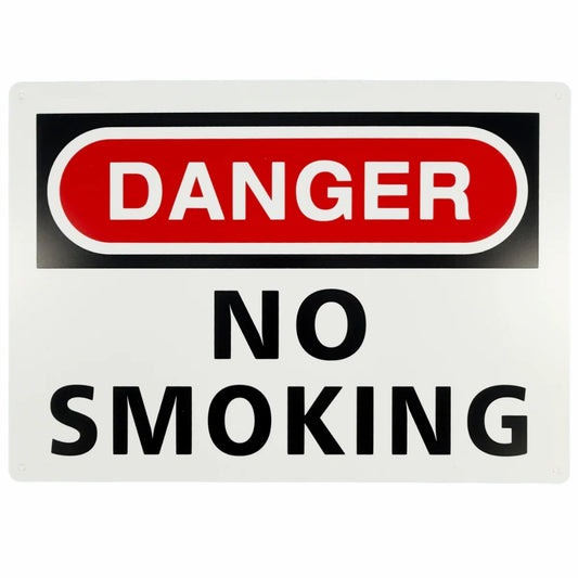 Danger No Smoking Sign | Smoking Prohibited Safety Warning Sign