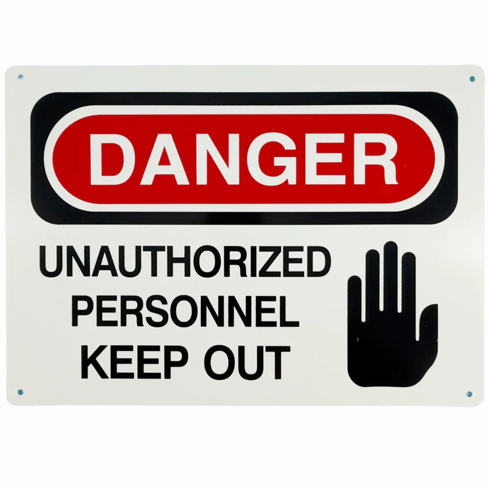 Danger – Unauthorized Personnel Keep Out Safety Sign | Warning Sign