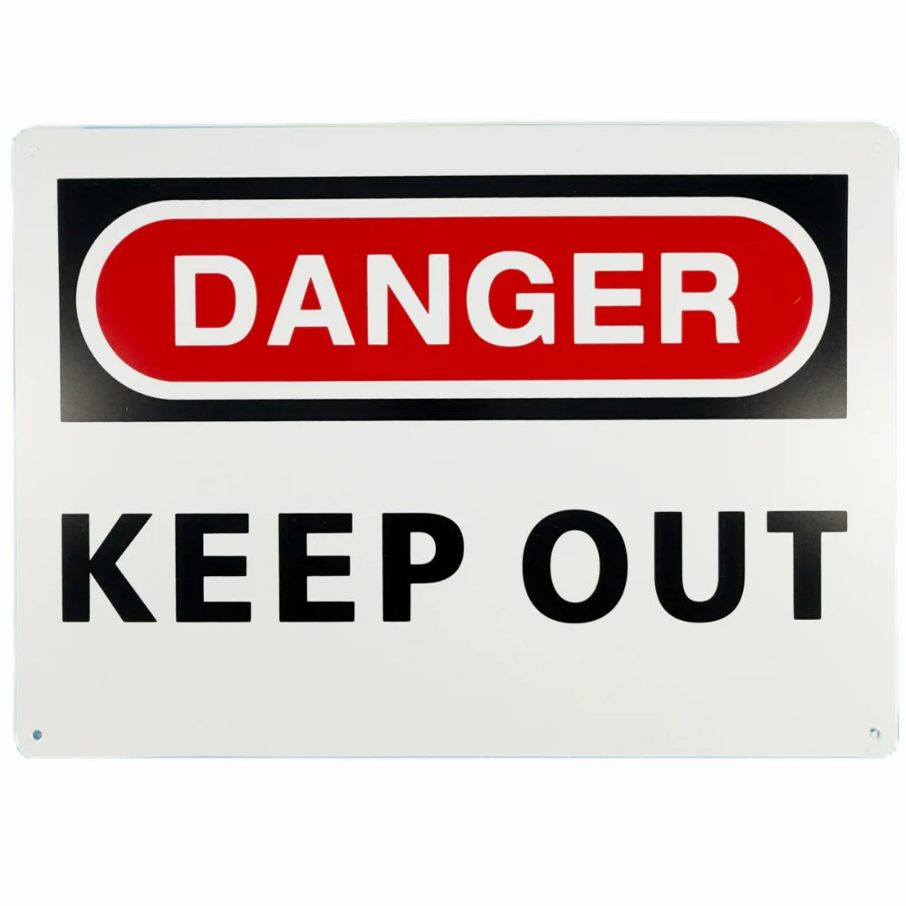 Danger Keep Out Sign | Restricted Area Safety Warning Sign