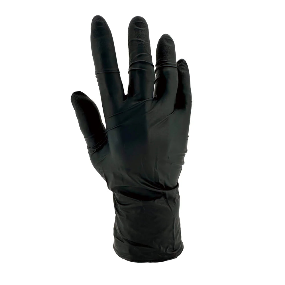 Black Nitrile Gloves HD/PF 6 Mil | 100/Box
