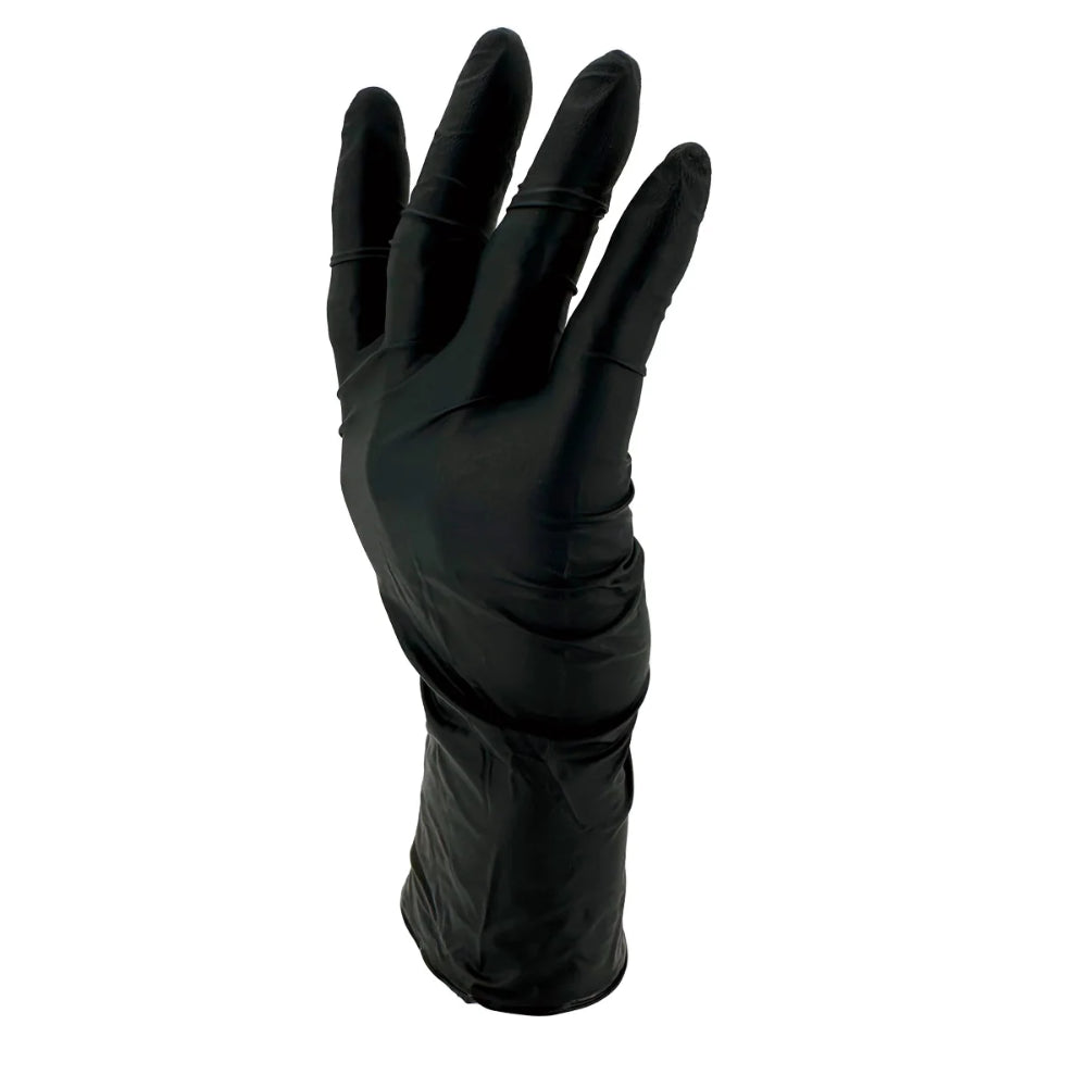 Black Nitrile Gloves HD/PF 6 Mil | 100/Box