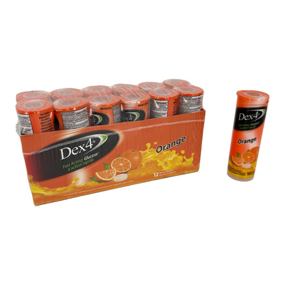Dex4 Orange Glucose Tablets – 10 Tablets per Tube