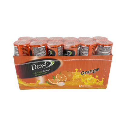 Dex4 Orange Glucose Tablets – 10 Tablets per Tube