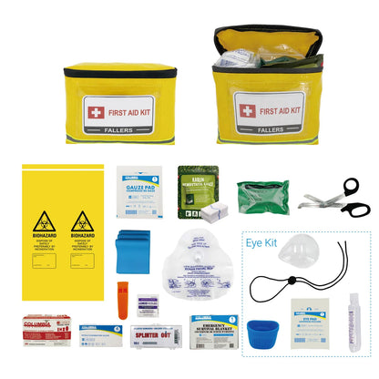 Fallers Kit in Hi Viz Water Resistant Bag | First Aid