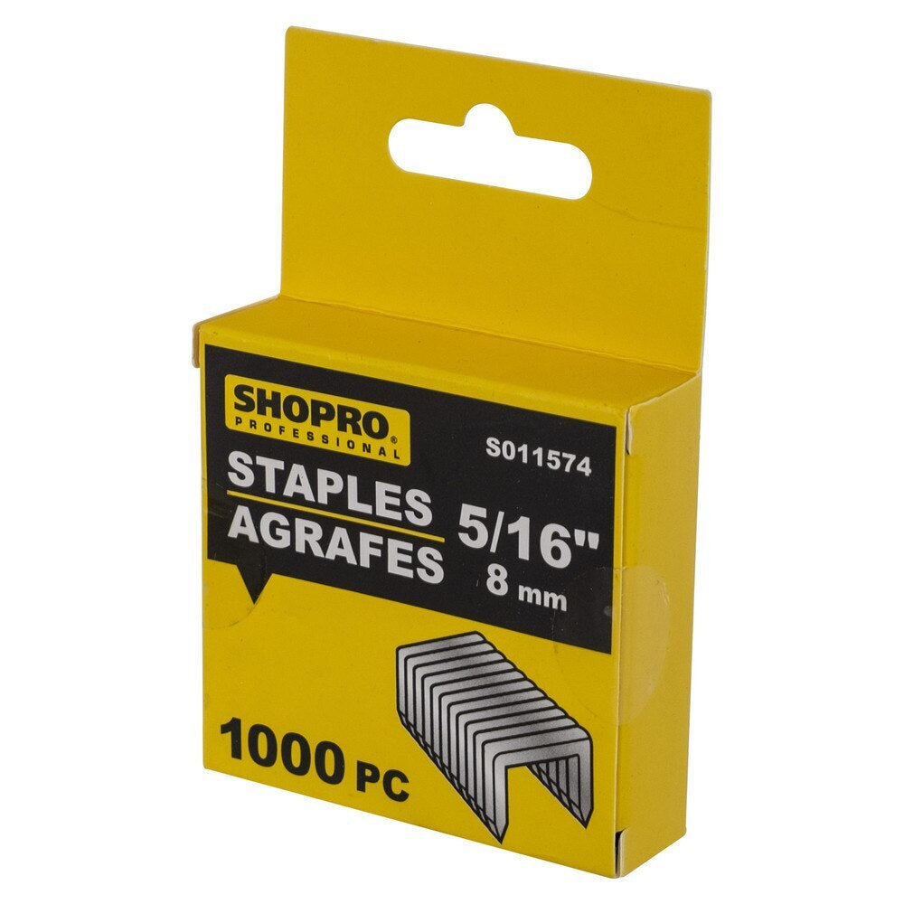 1000-Piece Staples, 5/16" (8 mm)