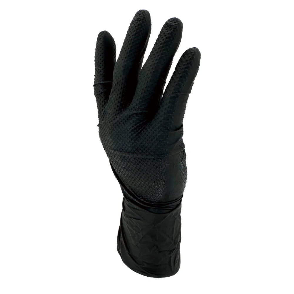 Black Nitrile Gloves HD/PF 8 Mil | Disposable 100/Box