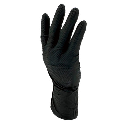 Black Nitrile Gloves HD/PF 8 Mil | Disposable 100/Box