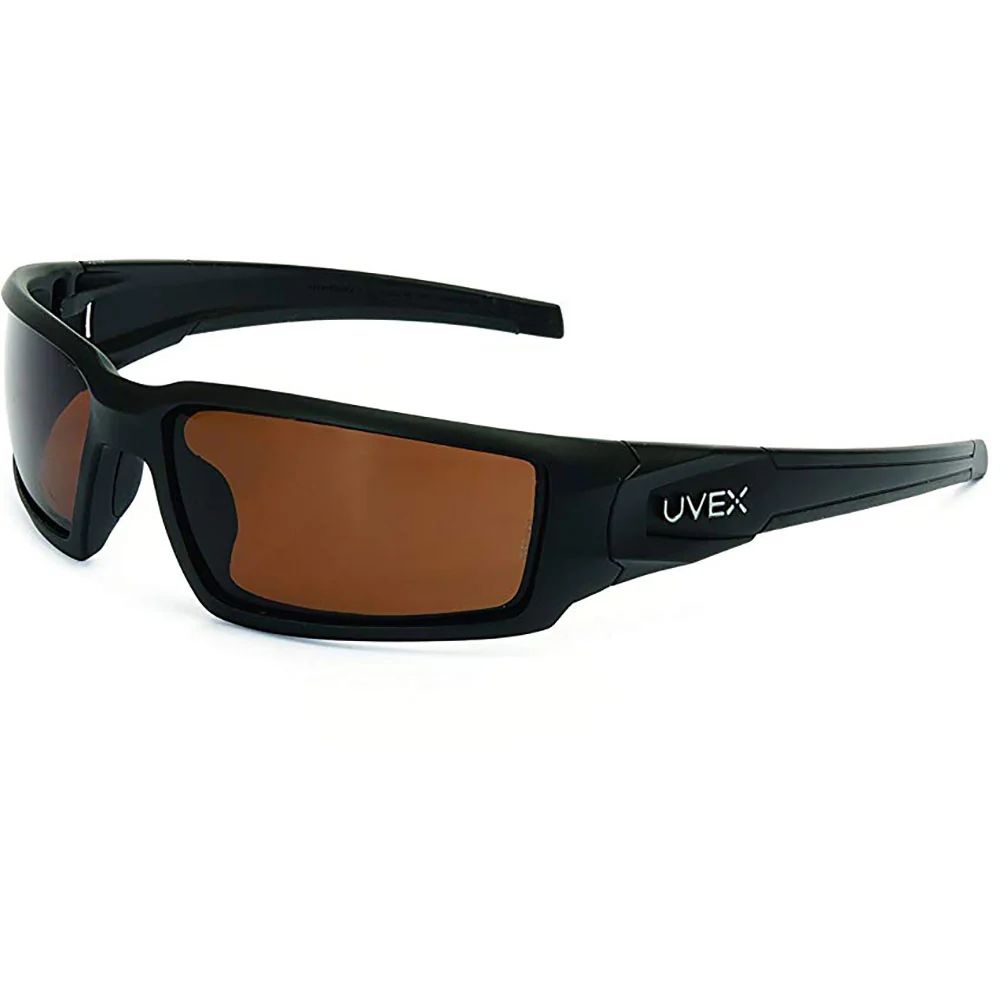 Hypershock Safety Glasses – Matte Black Frame & Espresso Polarized Lens