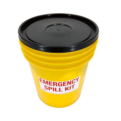 Hydrocarbon Spill Kit 5 Gallon Yellow Pail | Oil Spill Kit
