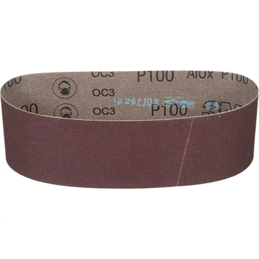 Cloth Belt 241D, 3" x 24", P100 Grit, Aluminum Oxide | Sanding Belt