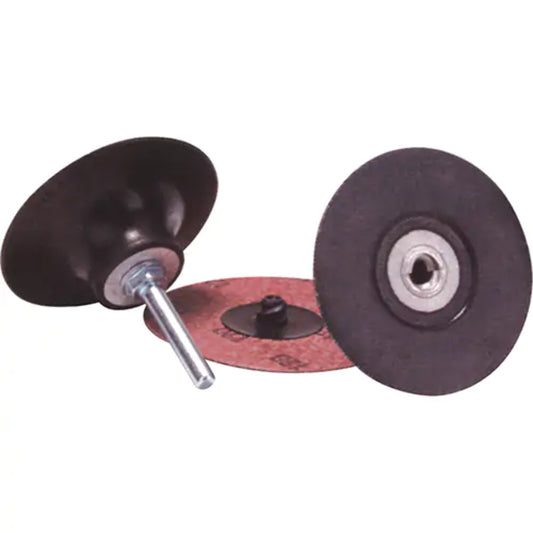 Merit Speed-Lok TR Resin Bond Cloth Disc, 3" 24 Grit Aluminum Oxide