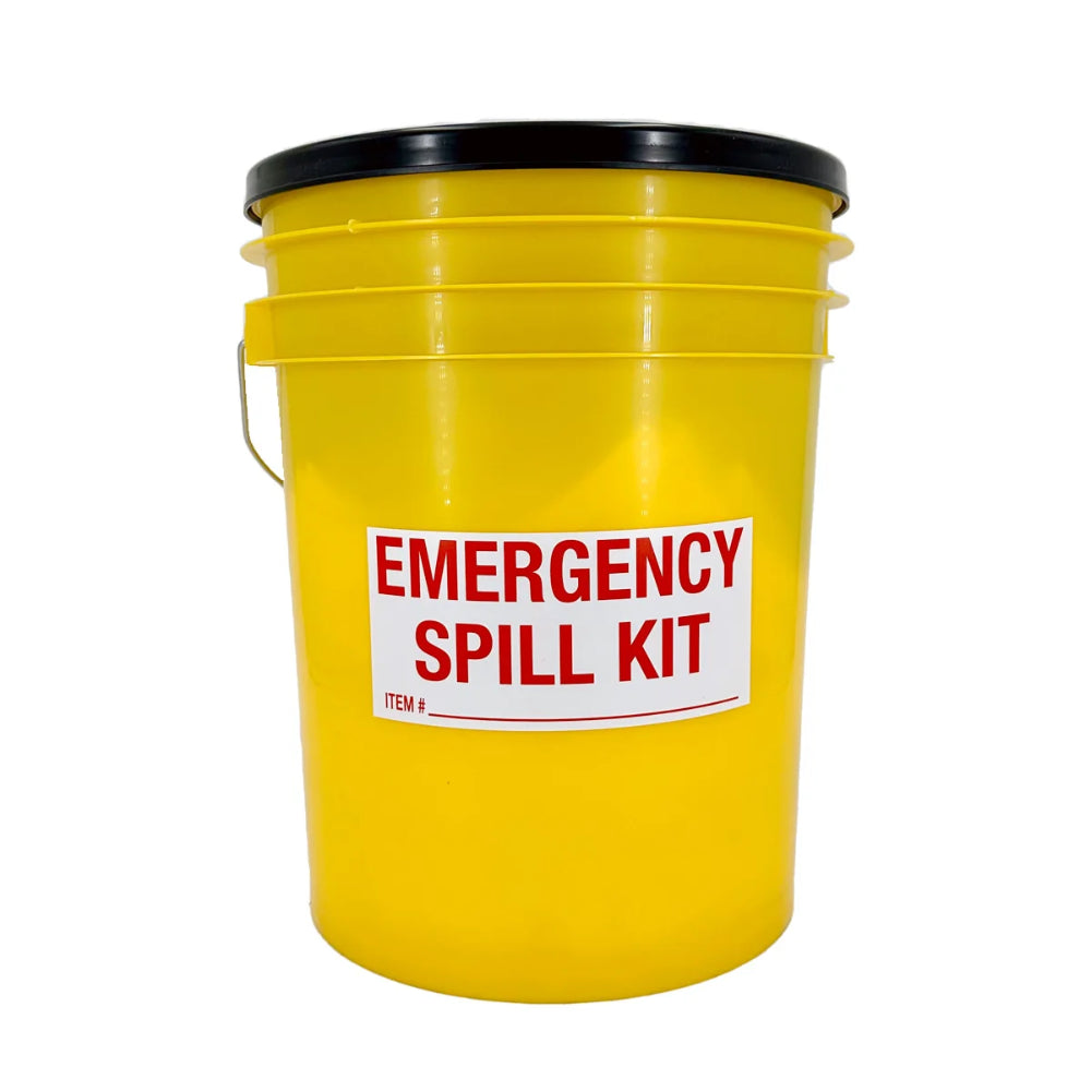 Hydrocarbon Spill Kit 5 Gallon Yellow Pail | Oil Spill Kit