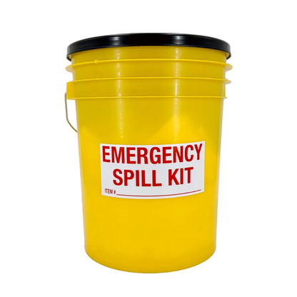 Hydrocarbon Spill Kit 5 Gallon Yellow Pail | Oil Spill Kit