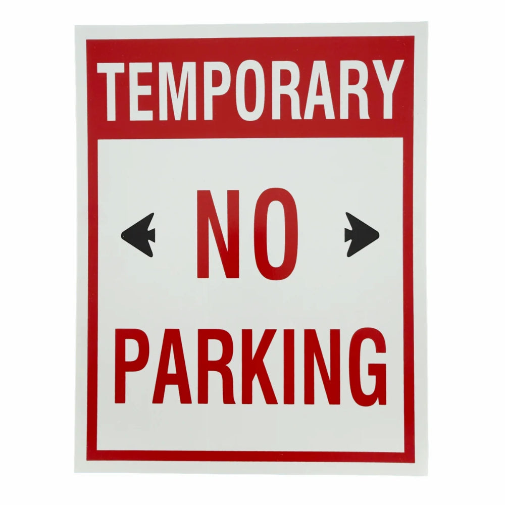 Temporary No Parking Sign | Parking Restriction Safety Sign