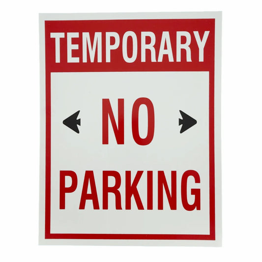 Temporary No Parking Sign | Parking Restriction Safety Sign