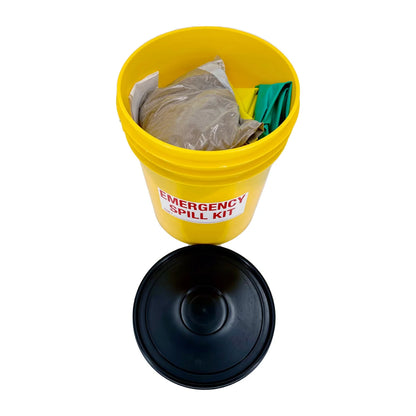 Hydrocarbon Spill Kit 5 Gallon Yellow Pail | Oil Spill Kit
