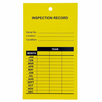 Inspection Tags – 25 Pack | Equipment Inspection Tags
