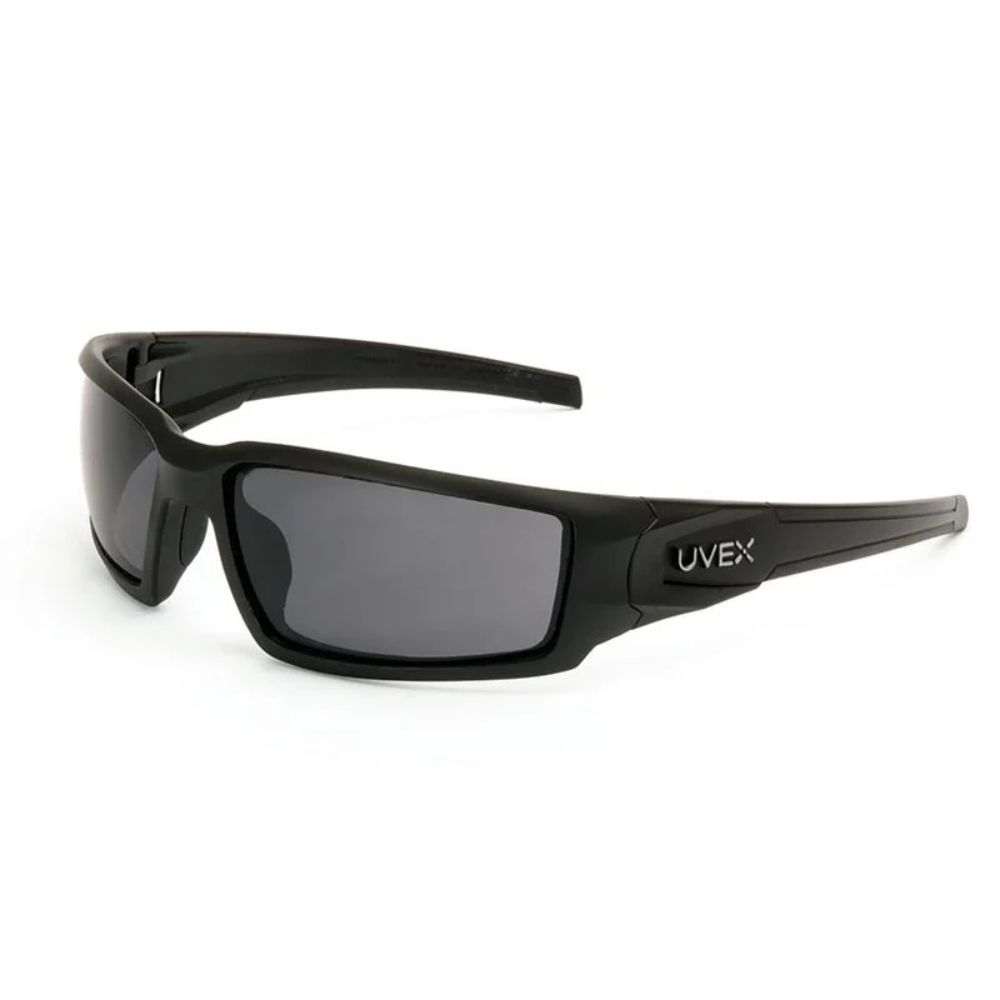 Hypershock Safety Glasses – Black Frame & Gray Lens