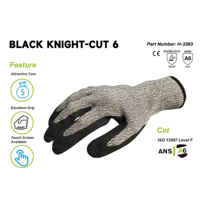 CFS-Cut A6 Cut Resistant Gloves | 13 Gauge Nylon Glass Fiber