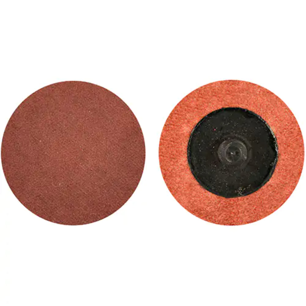 MERIT ALO Resin Bond Cloth Disc, 2" Dia., 100 Grit, Aluminum Oxide