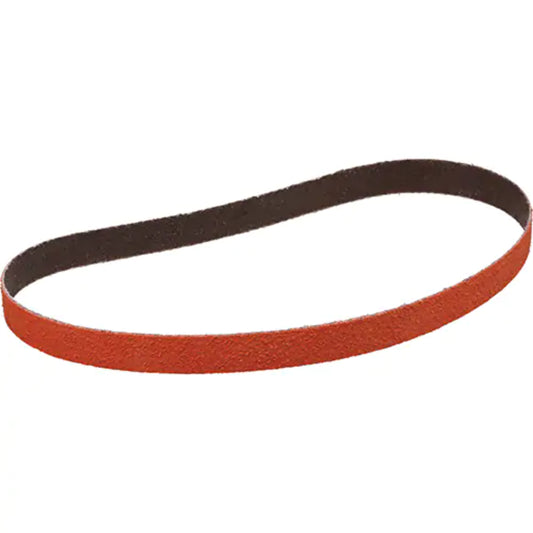 Ceramic Cloth Sanding Belt, 1/2" x 18"