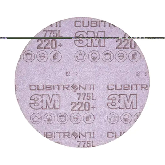 3M Hookit Film Sanding Disc, 6-Inch, 320+ Grit, Ceramic Abrasive, C-Weight