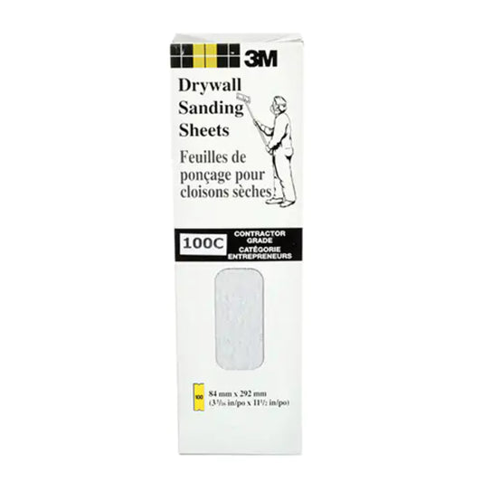 3M™ Tri-M-ite™ Fre-Cut™ Die-Cut Drywall Sheet, 11-1/4" x 3-5/16", 100 Grit, Silicon Carbide