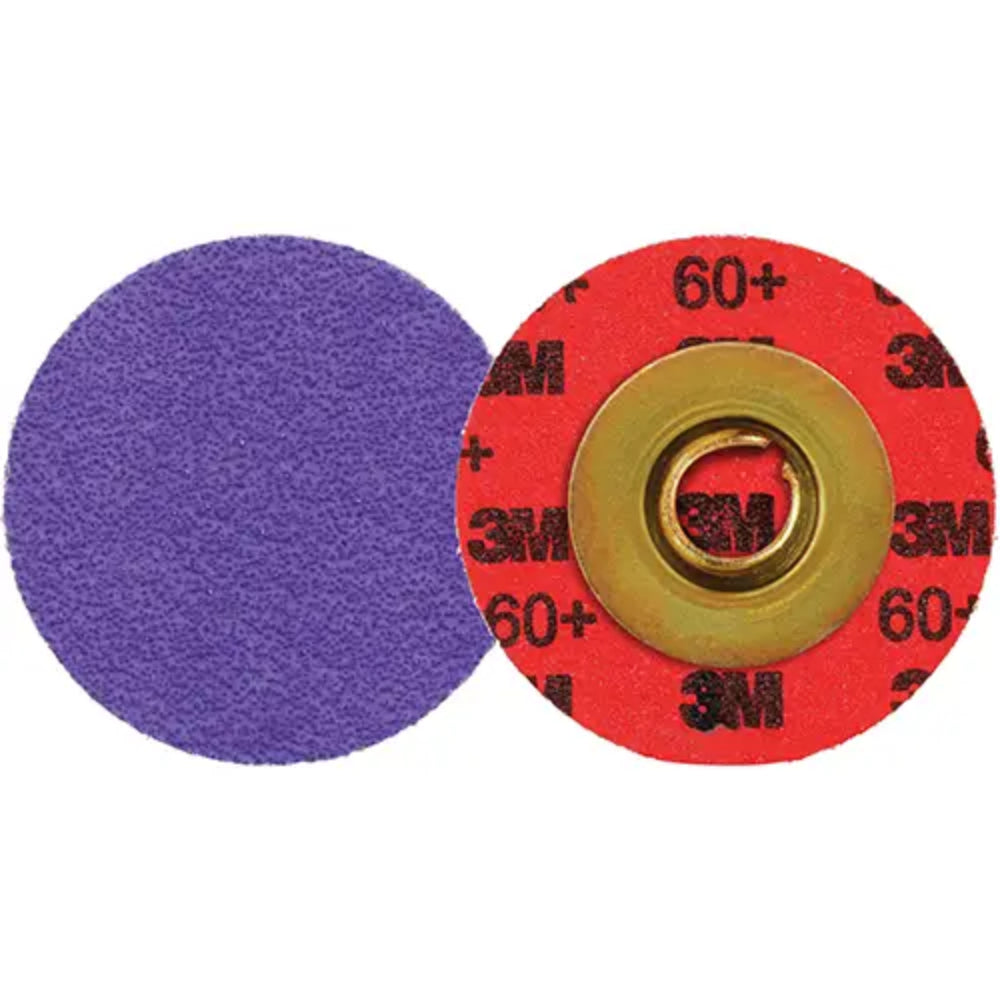 3M™ Cubitron™ 3 Roloc™ Durable Edge Disc 1184F, 2" 60+ Grit Ceramic