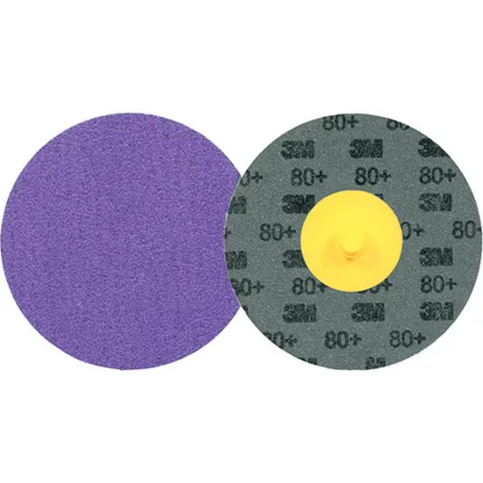 3M™ Cubitron™ 3 Roloc™ Durable Edge Disc 1184F, 3" 80+ Grit Ceramic