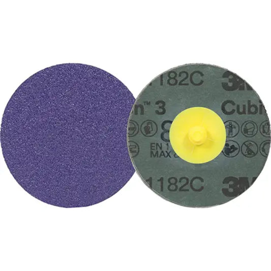 3M™ Cubitron™ 3 Roloc™ Fibre Disc 1182C | 2" | 80+ Grit | Ceramic