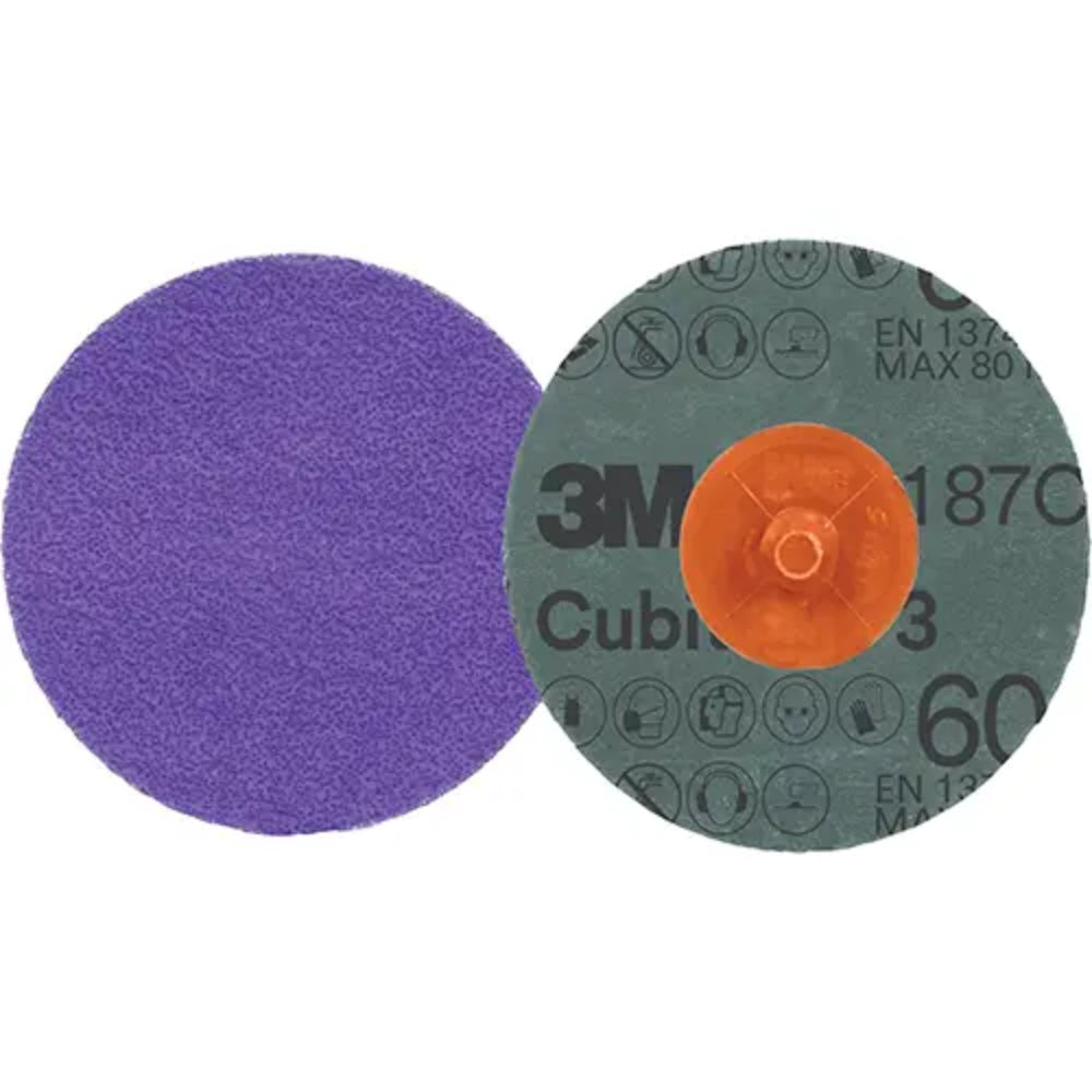 3M Cubitron™ 3 Roloc™ 2" Fibre Disc – Grit Ceramic