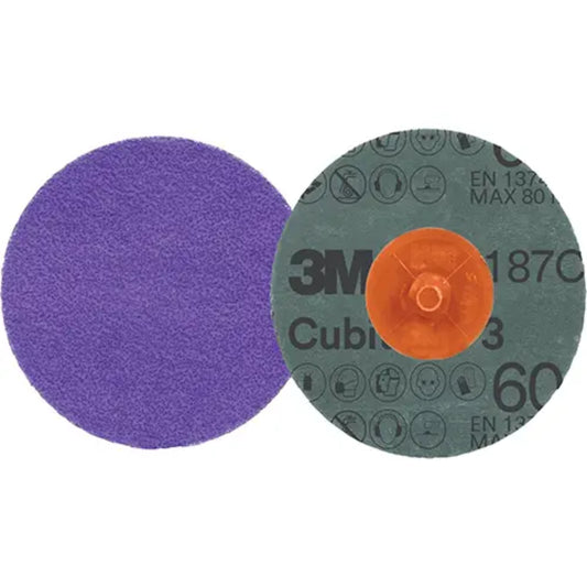 3M Cubitron™ 3 Roloc™ 2" Fibre Disc – Grit Ceramic