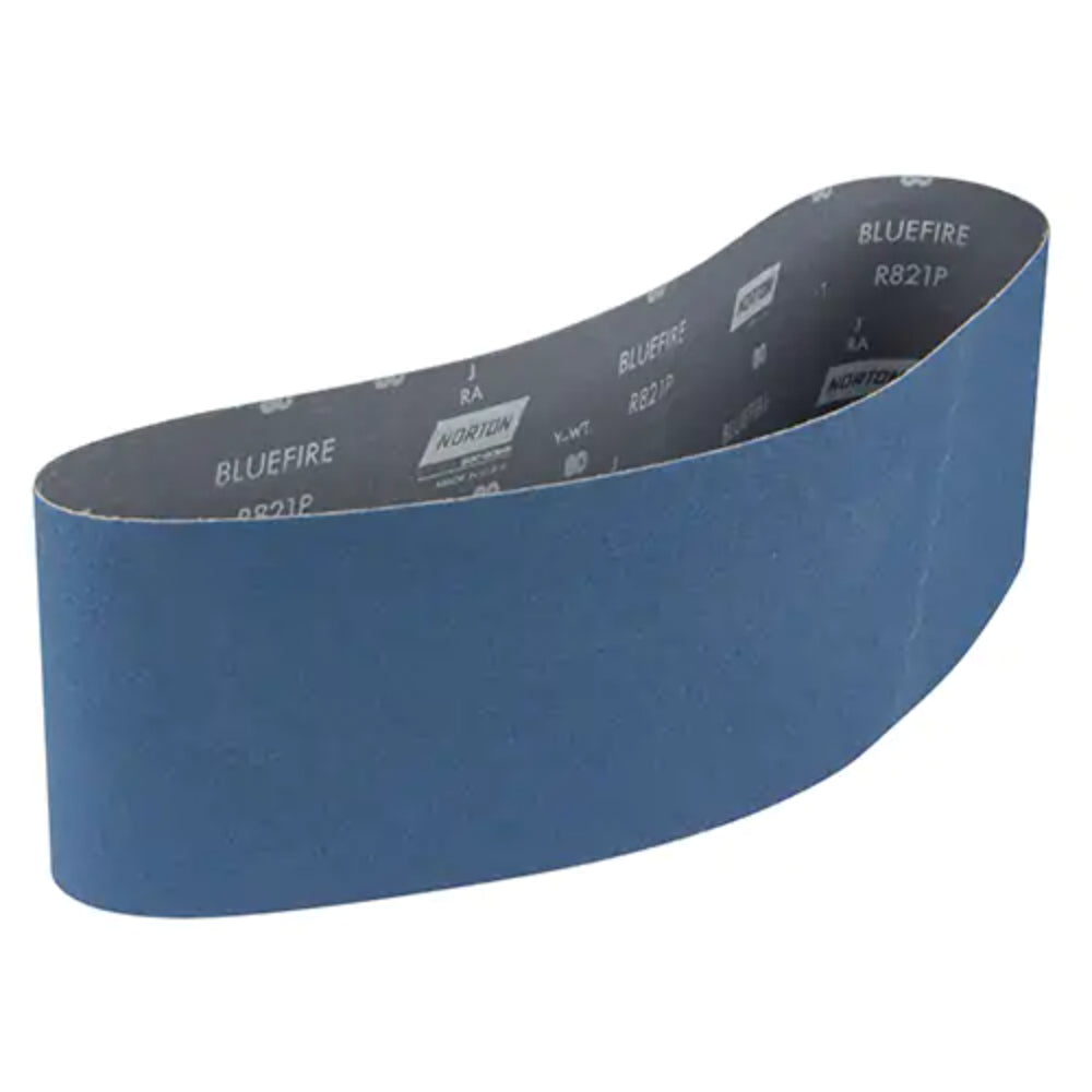 BlueFire® Zirconium Sanding Belt, 6" W x 48" L, 80-Y Grit | Abrasive Sanding Belt