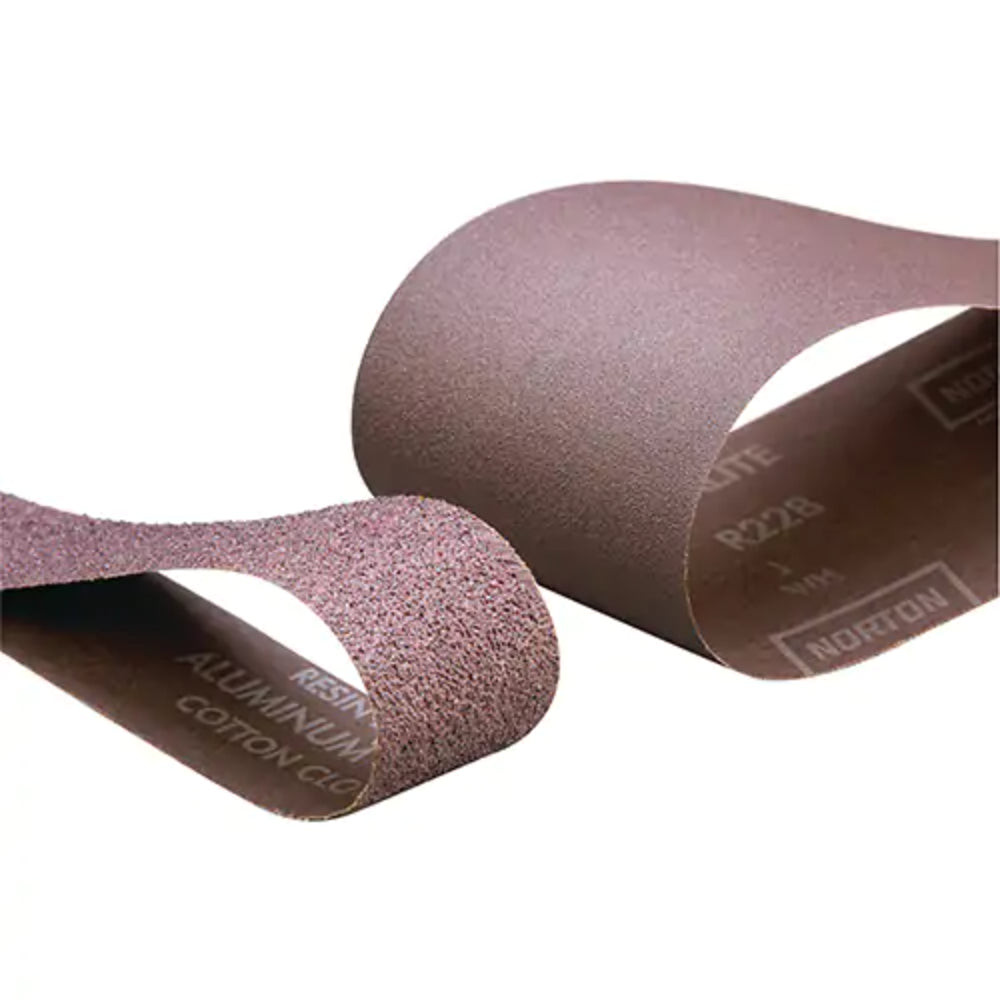 Metalite® R228 Stationary Sanding Belt, 4" x 36", 120 Grit | Abrasive Belt