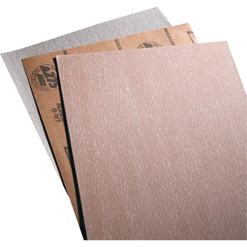 Norton No-Fil Adalox A275 Sandpaper Sheets, 9" x 11", Aluminum Oxide