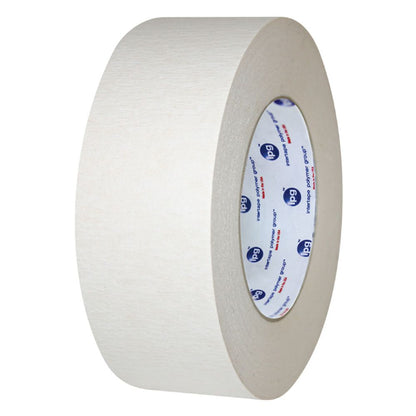 Intertape Polymer Group (IPG) 591 beige double-coated flatback paper tape roll with natural rubber adhesive