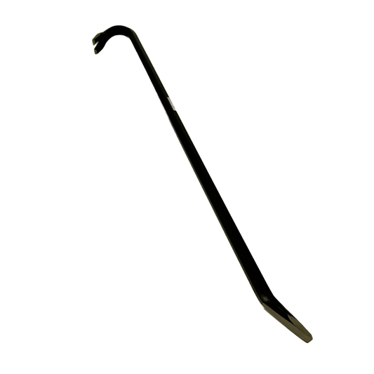 LEO 24 Inch Steel Crow Bar Pry Bar with Curved Hook and Flat Chisel End