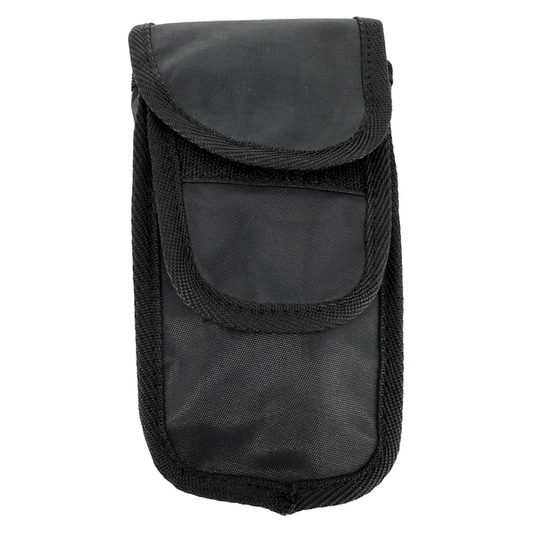 LEO 5-compartment Cordura nylon holster in black, a durable utility pouch for medical tools and industrial equipment.