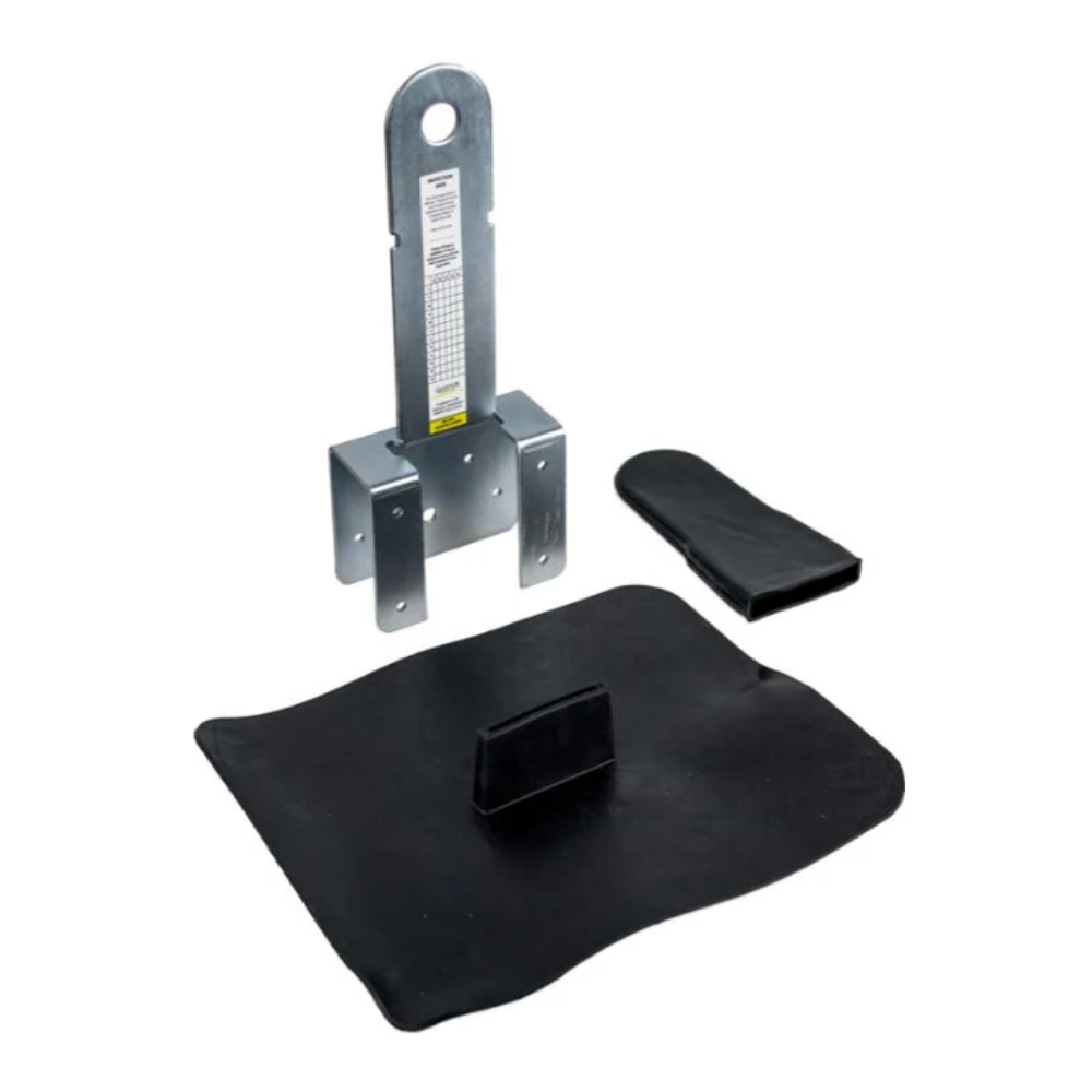 LEO Anchor Truss Boss Steel Fall Protection Anchor with Rubber Pad and Sleeve Kit