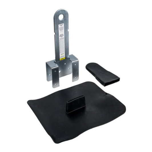 LEO Anchor Truss Boss Steel Fall Protection Anchor with Rubber Pad and Sleeve Kit