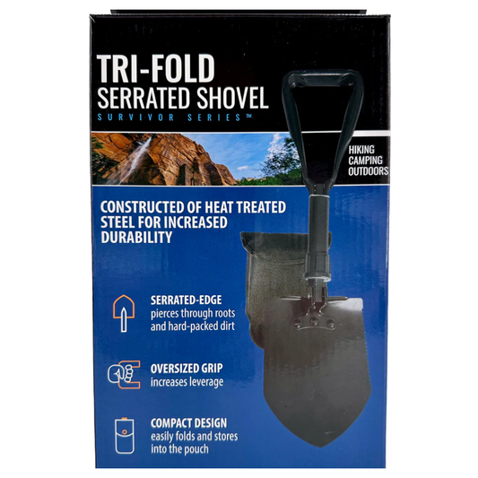 A LEO D-980002 survival signal mirror featuring a highly reflective glass surface and a precision aiming hole for targeted emergency signaling.