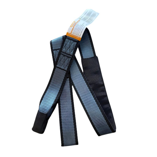 LEO Grey Black Concrete Anchor Strap with 8 Inch Sleeve for Construction Safety