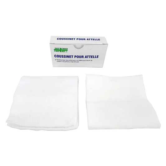 LEO L-02029 Splint Padding 4x8 open French box with 2 soft padding pieces