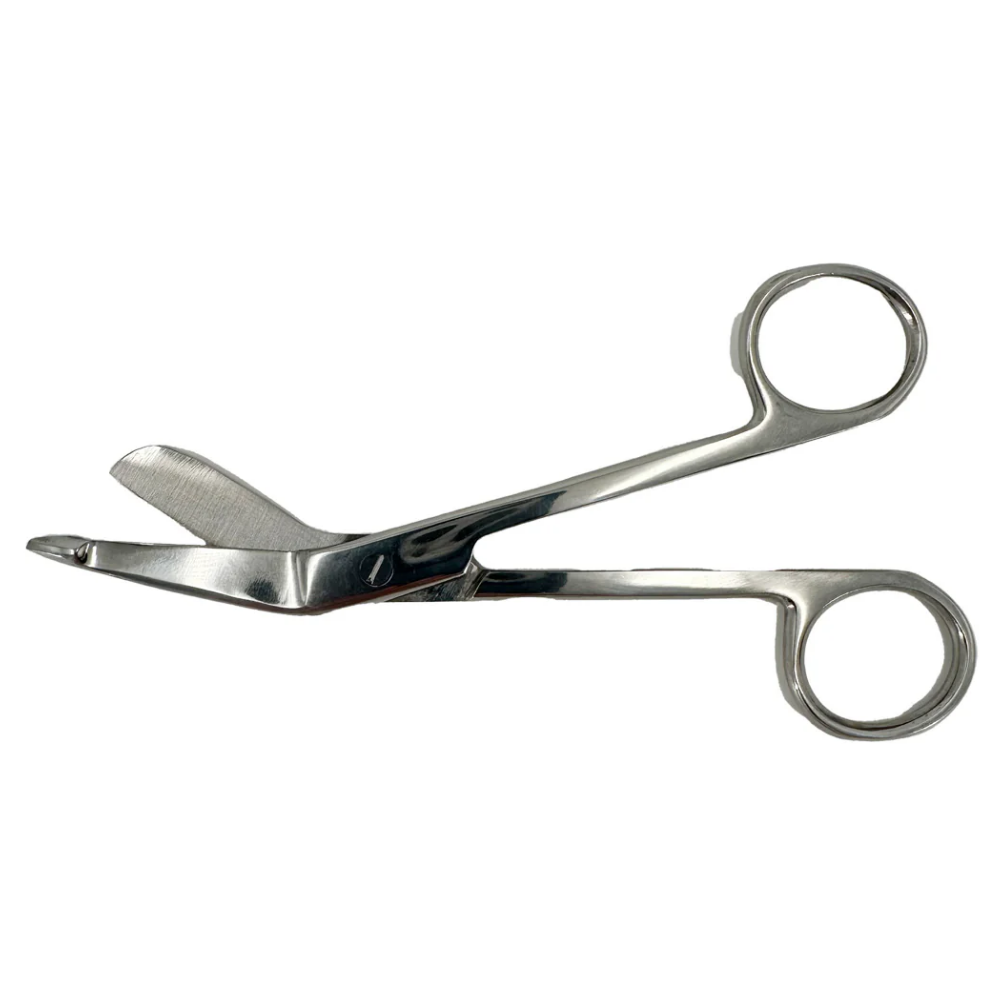 LEO L-12437 Bandage Scissor Stainless Steel 5 inch 12cm side view