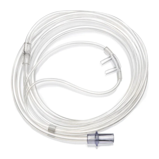 LEO Medical Grade Oxygen Nasal Cannula 7ft Soft Flexible Tubing with Connector