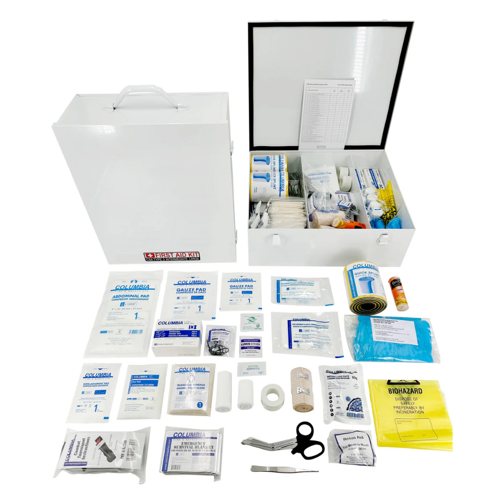 LEO Type 3 workplace first aid kit in metal box