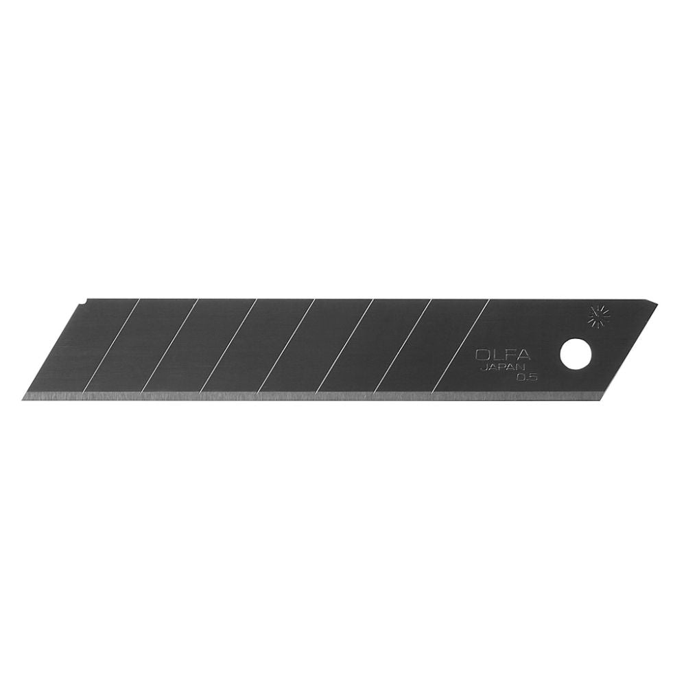 Olfa LBBCP-100 18mm black ultra sharp heavy duty snap off replacement blades 100 pack
